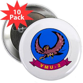 MUAVS2 - M01 - 01 - Marine Unmanned Aerial Vehicle Squadron 2 (VMU-2) - 2.25" Button (10 pack)